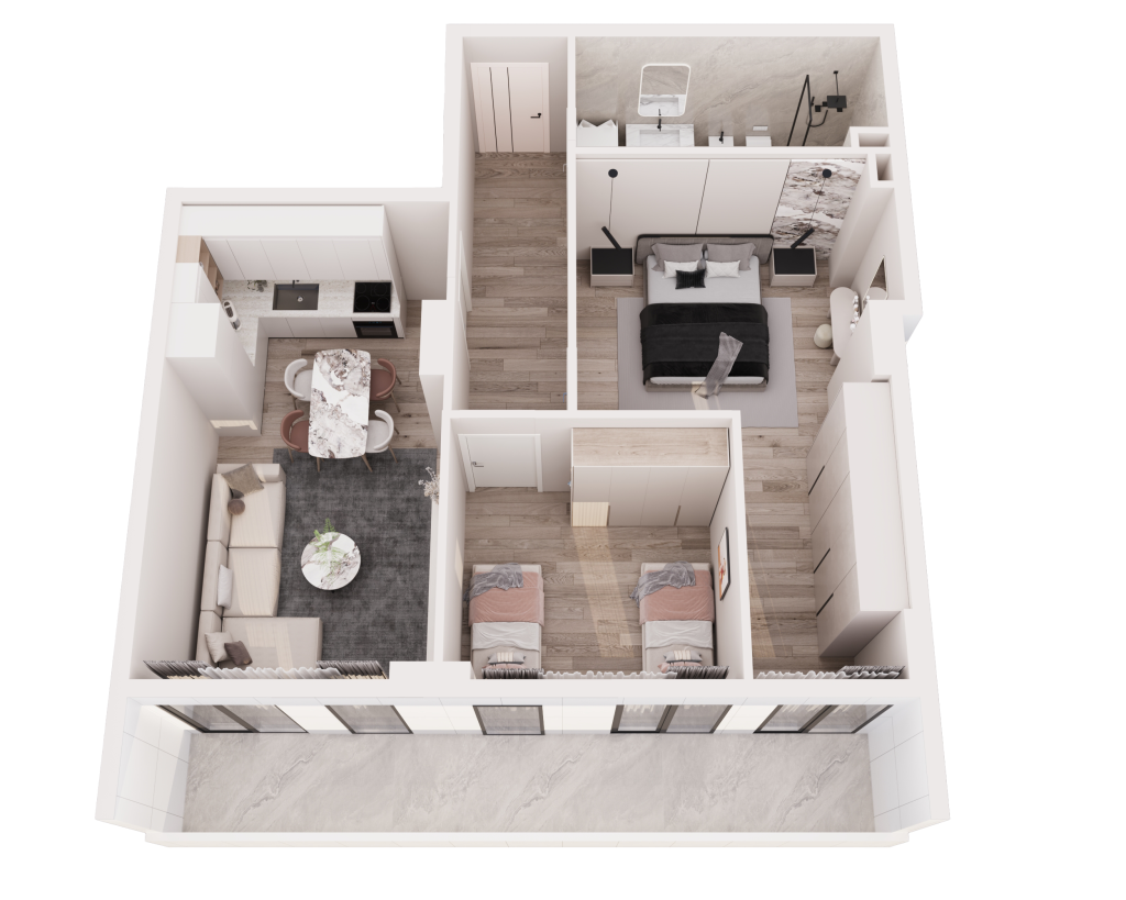APARTAMENTI 42 – KATI 7-SHKALLA 1